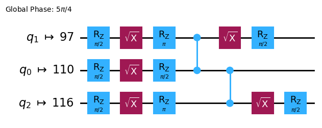 Quantum circuit diagram